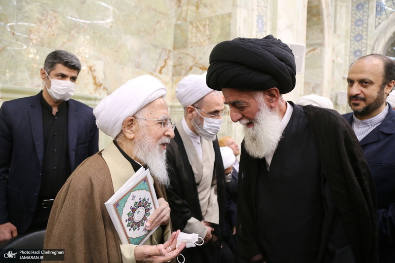 مراسم بزرگداشت همسر آیت الله جوادی آملی در مسجد اعظم قم