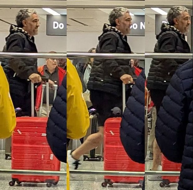 اولین فیلم از پژمان جمشیدی در فرودگاه کانادا