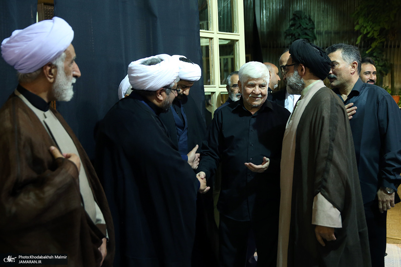 مراسم بزرگداشت آیت الله حسن صانعی (ره) در حسینیه جماران -1