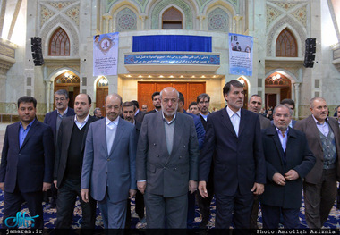 تجدید میثاق وزیر و معاونان وزارت نیرو با آرمان‌های امام خمینی(س) 