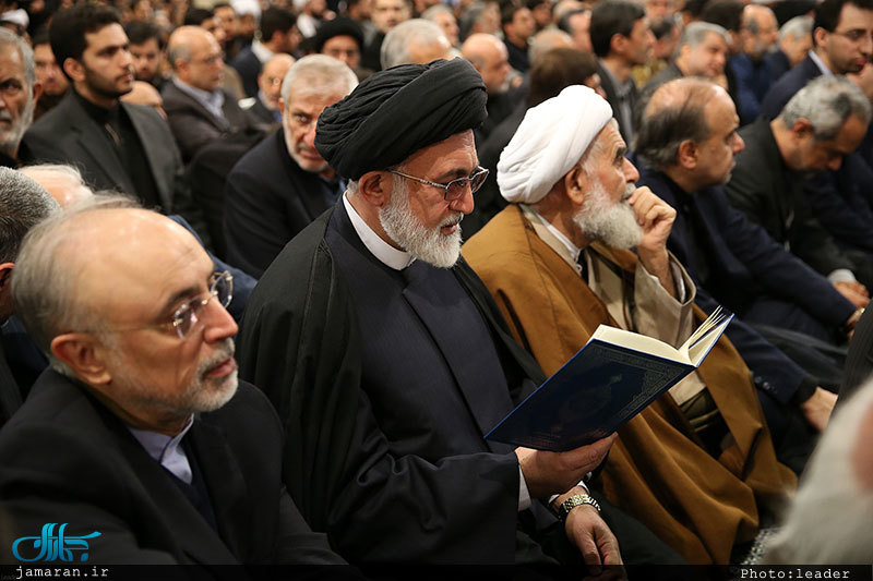 مراسم ترحیم آیت الله هاشمی رفسنجانی در حسینیه امام خمینی(ره)