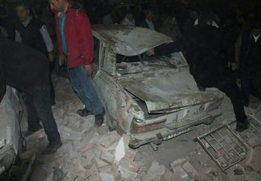 تخریب یک منزل مسکونی در تبریز در اثر انفجار ناشی از نشت گاز