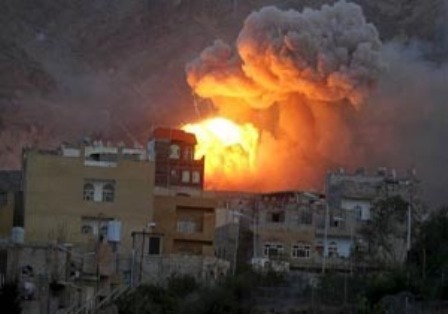 بمباران مجدد صعده با بمب های خوشه ای توسط عربستان
