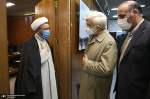 دیدار سعید جلیلی با رئیس موسسه تنظیم و نشر آثار امام خمینی (س)