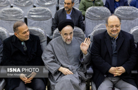 مراسم یادبود  فیض اردکانی با حضور خاتمی (8)