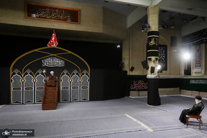 اولین شب مراسم عزاداری حضرت اباعبدالله الحسین (ع) در حسینیه امام خمینی