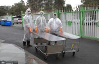 تغسیل با آب متوفیان مبتلا به کرونا در بهشت زهرا(س) تهران