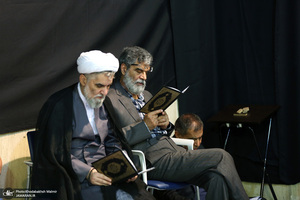 مراسم چهلمین روز مرحوم آیت الله صانعی در حسینیه جماران