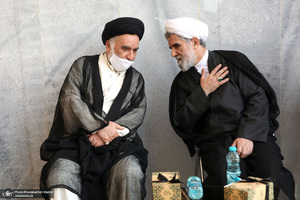 مراسم سالگرد مادر حجت الاسلام و المسلمین ساعدی در حرم امام خمینی‎ (س)