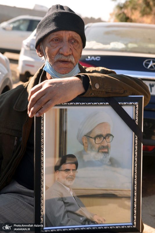 مراسم تشییع و خاکسپاری مرحوم حجت الاسلام و المسلمین سید رضا حسینی امین