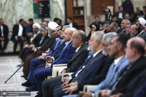 تجدید میثاق رئیس و جمعی از نمایندگان مجلس شورای اسلامی با آرمان‌های امام خمینی(س)-2