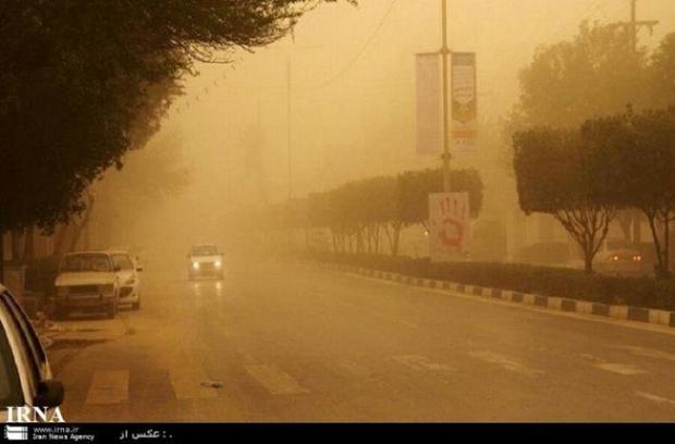 گرد و غبار درشادگان به 5.3 برابر حدمجاز رسید