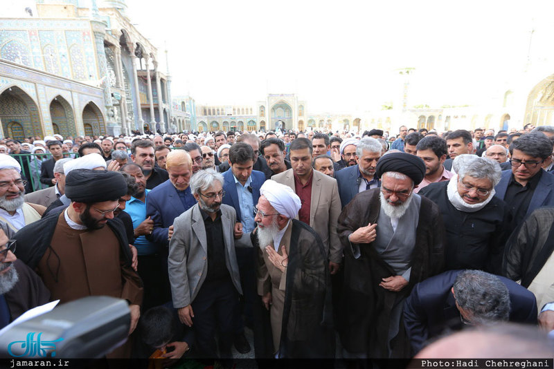 مراسم تشییع حجت الاسلام و المسلمین دکتر احمد احمدی در قم 