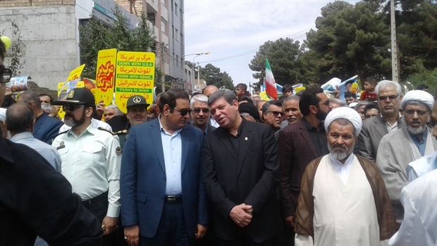 حضور در راهپیمایی روز قدس مظلومیت فلسطین را مخابره کرد