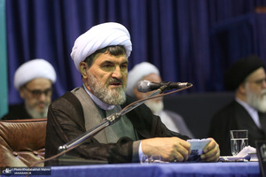 مراسم چهلمین روز در گذشت  آیت الله صانعی در حسینیه جماران  2