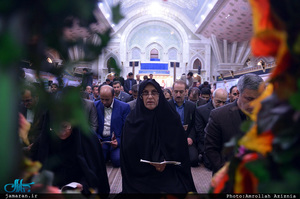 تجدید میثاق رئیس و کارکنان سازمان ملی استاندار ایران با آرمان امام(س)