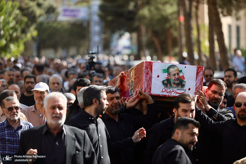 مراسم تشييع سردار عليرضا افشار