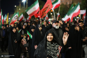 تجمع و راهپیمایی خودرویی در پرند