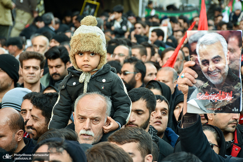  حضور میلیون ها تهرانی در تشییع پیکر مطهر سردار قاسم سلیمانی - 10 