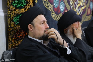 عزاداری شهادت حضرت فاطمه (س) در بیت آیت الله دوستی زنجانی‎