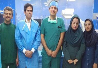 عمل دیسک گردن با موفقیت در مشگین شهر انجام شد