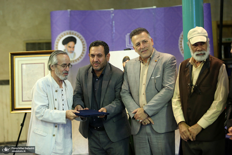 مراسم بزرگداشت هفته هنری بسیج در حسینیه جماران