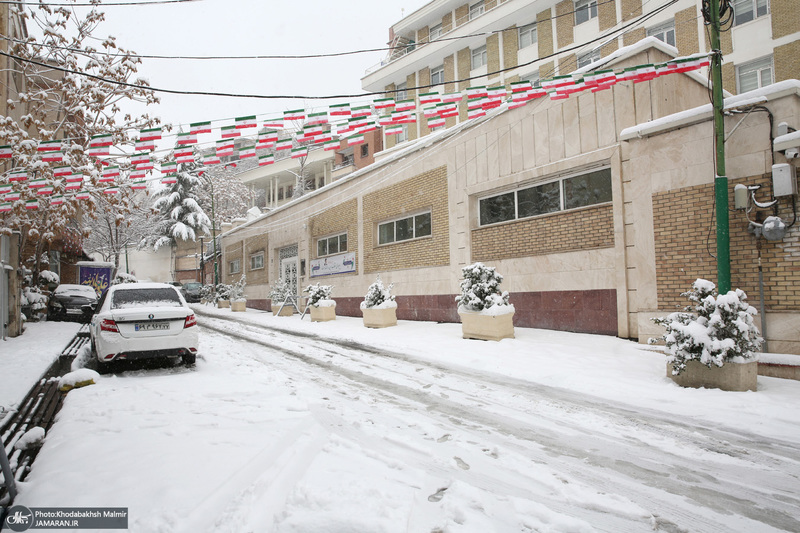 بارش برف در تهران