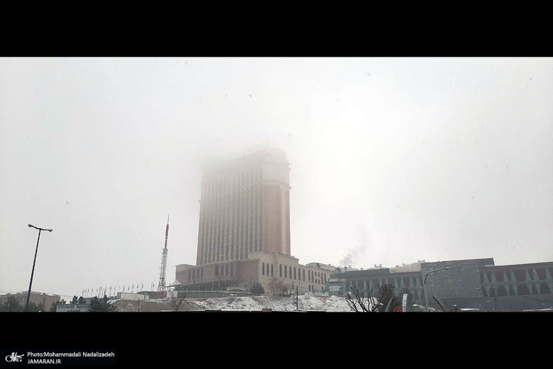برف و مه در تهران - 21 دیماه 1401