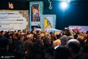 تشییع پیکر سرلشکر پاسدار سید یزدان میر در بهشت زهرا