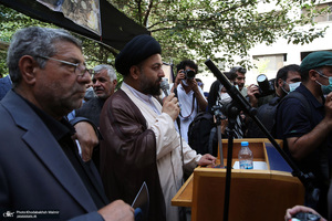 مراسم تشییع پیکر حجت الاسلام و المسلمین سید محمود دعایی از موسسه اطلاعات