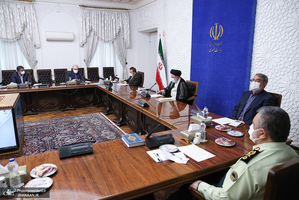 جلسه روسای کمیته‌های تخصصی ستاد ملی مقابله با کرونا با حضور رئیسی