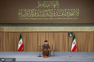 دیدار دانش‌آموزان و دانشجویان با رهبر معظم انقلاب