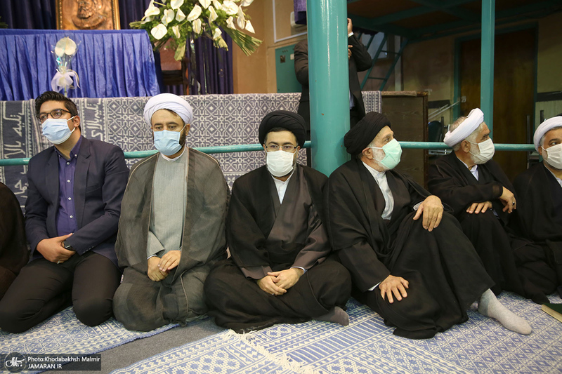 مراسم تشییع حجت الاسلام و المسلمین محتشمی پور در حسینیه جماران