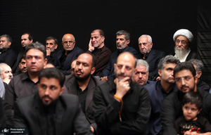 اولین شب عزاداری حضرت اباعبدالله الحسین (ع) در حسینیه امام خمینی