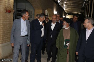حضور وزیر کار در بیت تاریخی امام در خمین