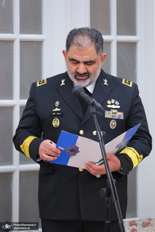 دیدار فرماندهان نیروی دریایی ارتش با فرمانده معظم کل قوا