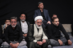 مراسم عزاداری شب تاسوعای حسینی در حسینیه امام خمینی