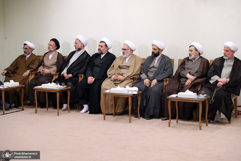 دیدار مسئولان دفتر تبلیغات اسلامی حوزه علمیه قم با رهبر معظم انقلاب اسلامی