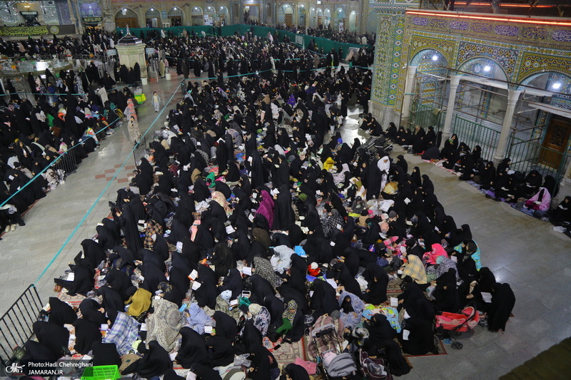 احیای شب بیست و سوم ماه رمضان در حرم مطهر حضرت معصومه (س)