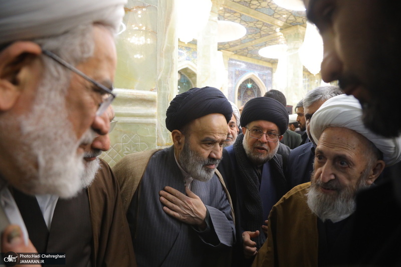 مراسم بزرگداشت شهیدان «علی رازینی» و «محمد مقیسه» در مسجد اعظم قم‎