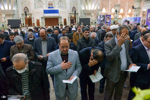 تجدید میثاق رئیس، اساتید و کارکنان دانشگاه تهران با آرمان های امام خمینی (س)