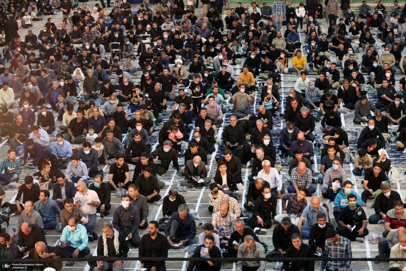 مراسم احیای شب بیست و یکم ماه رمضان در حرم مطهر امام خمینی (س)