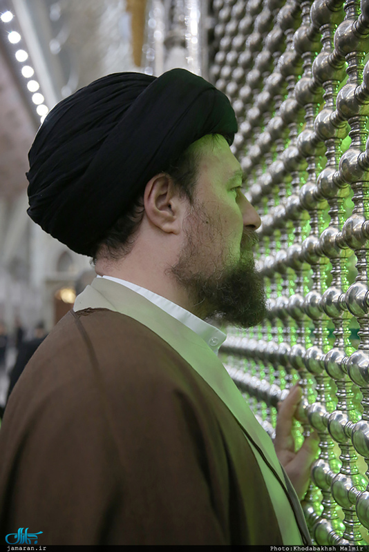 حضور سید حسن خمینی بر مراز سید رحیم میریان 