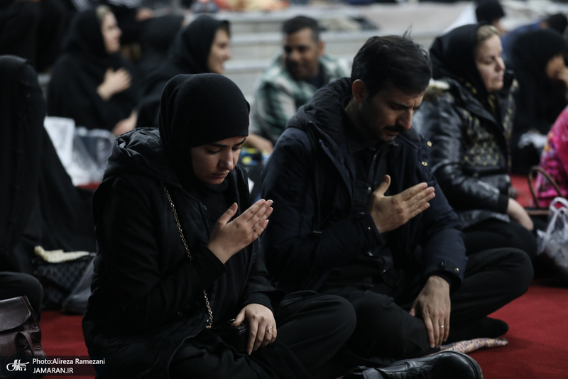 مراسم شب بیست و سوم ماه مبارک رمضان در امام زاده پنج تن لویزان