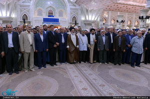 تجدید میثاق مدیران، کارکنان و پیشکسوتان وزارت جهاد کشاورزی با آرمان های حضرت امام خمینی(س)