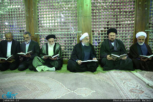 تجدید میثاق رئیس جمهور روحانی با آرمان های حضرت امام(س)-1