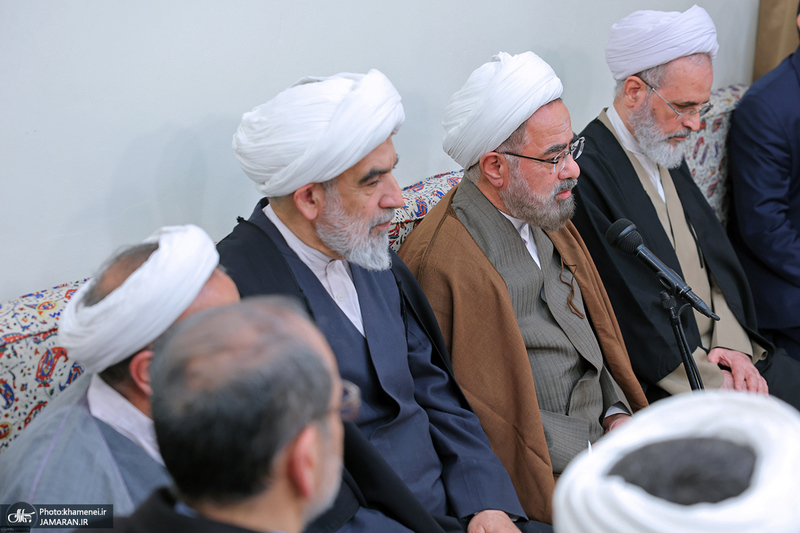 دیدار دست‌اندرکاران برگزاری همایش بین‌المللی تفسیر تسنیم با رهبر معظم انقلاب