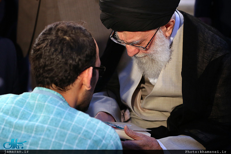 دیدار جمعی از شاعران و اهالی فرهنگ و ادب با رهبر معظم انقلاب