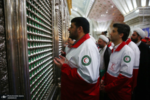 تجدید میثاق مدیران و کارکنان جمعیت هلال احمر با آرمان های حضرت امام خمینی (س)