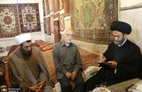 دیدار امام جمعه اردبیل با بازاریان در روزهای جنگ تحمیلی اسرائیل علیه ایران (3)